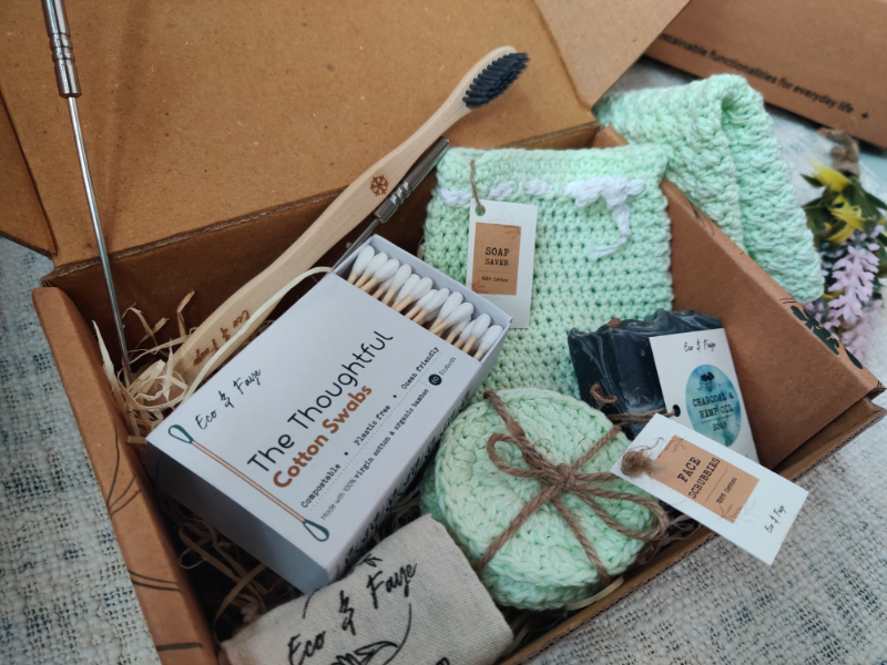 eco friendly personal care kit box