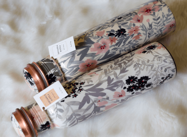 eco and faye copper water bottle