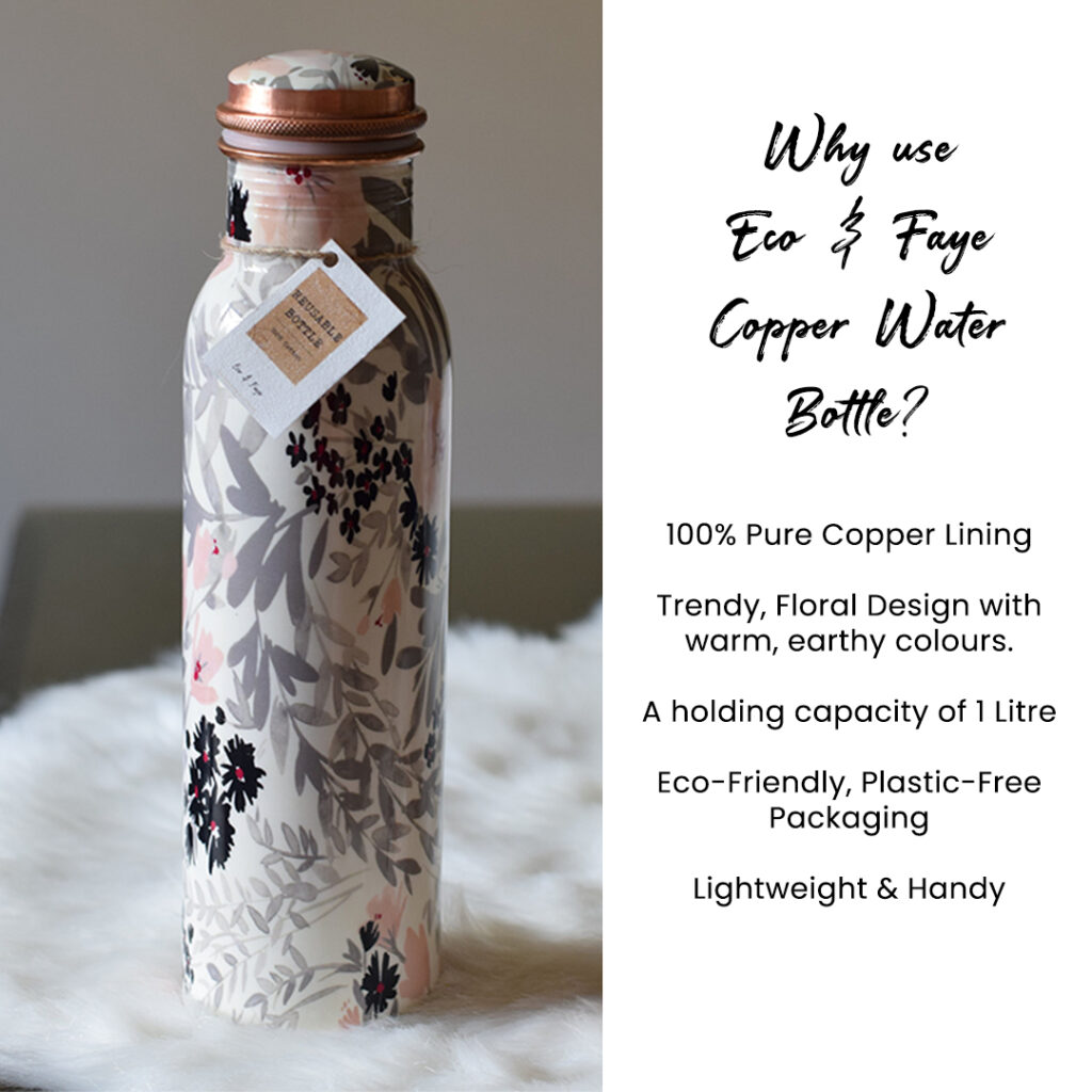 why use eco and faye copper water bottle